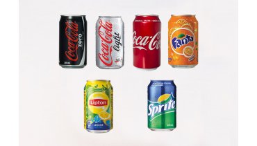 Cola, Zero Fanta, Sprite, Iced Tea 330ml