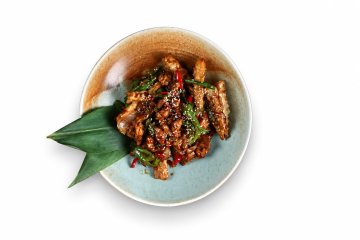 Beef with Garlic Sauce